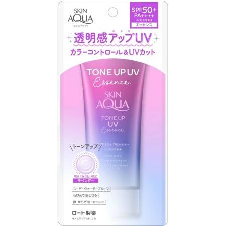 ロート製薬 スキンアクアトーンアップＵＶエッセンス ８０ｇ 日焼け止め 透明感 SPF50+PA++...