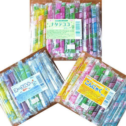 スティックゼリー５０本（ナタデココ・こんにゃく・ヨーグルト）坂製菓