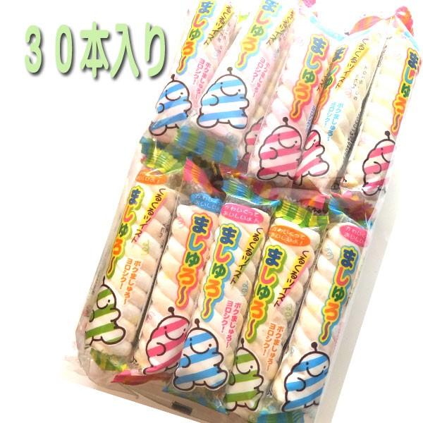 【駄菓子】くるくるツイストましゅろ〜３０本入り（やおきん）