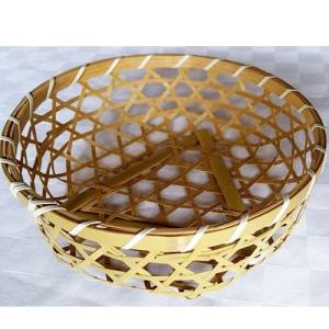 片手 かずら付篭 並 竹カゴ 天ぷら フライ 26b161-30 : 四季彩-陶器
