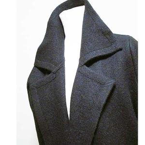 【日本製】毛&ポリエステル素材の裏なし黒色テー...の詳細画像3