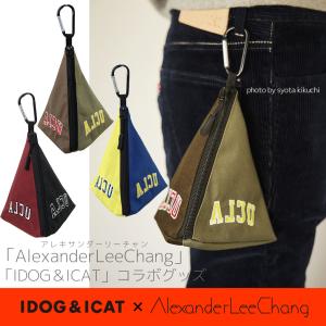 犬用散歩用品 iDog 三角マナーポーチ バイカラー IDOG×AlexanderLeeChang