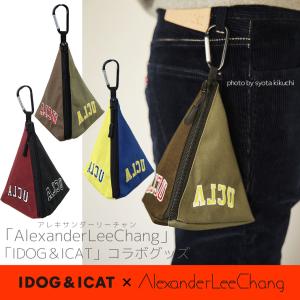 犬用散歩用品 iDog 三角マナーポーチ バイカラー IDOG×AlexanderLeeChang 撥水 アイドッグ メール便OK｜idog