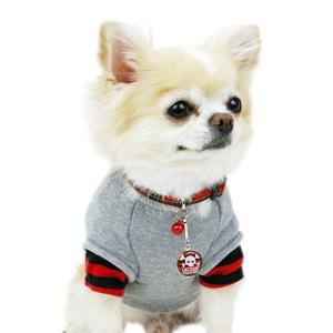 犬 迷子札 名札 猫 ネームタグ/ドクロ iD...の詳細画像3