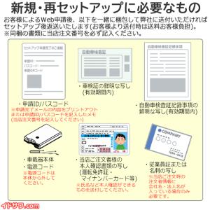 【Web申請必須】ETC新規・再セットアップ作...の詳細画像1