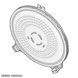 ゆうパケット対応 ARB90-H64HGU ふた加熱板 Panasonic 炊飯器用 (SR-FC106/SR-FC107/SR-FC108他用) メーカー純正 パナソニック 新品｜idosawa