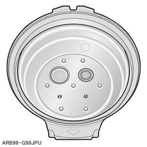 ARB96-G98JPU ふた加熱板 Panasonic 炊飯器用 (SR-MPB100/SR-PB106/SR-PB107他用) メーカー純正 パナソニック 新品｜idosawa