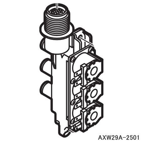 【純正品】AXW29A-2501 Panasonic 給水弁 洗濯機用【NA-FD80H7/NA-F...