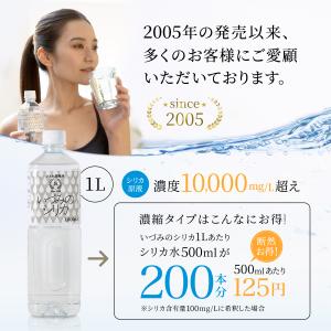 シリカ水 1L 高濃度 シリカ水200本分 ケ...の詳細画像2