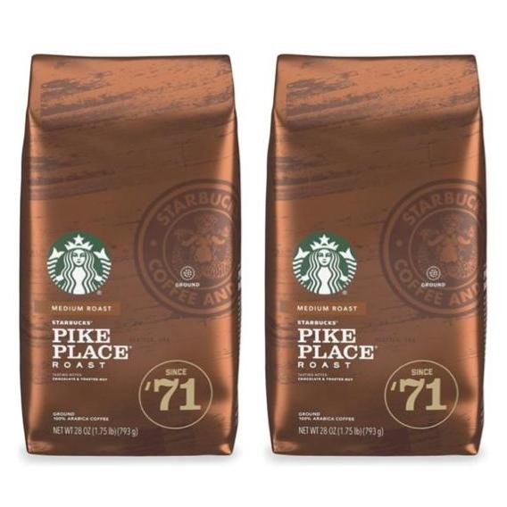 2個セット スターバックス パイクプレスロースト (粉) 793g コーヒー豆 粉 大容量 コストコ...