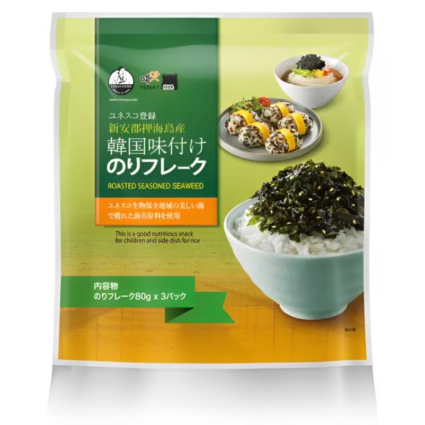 韓国 味付け のり フレーク 80g x 3袋 コストコ