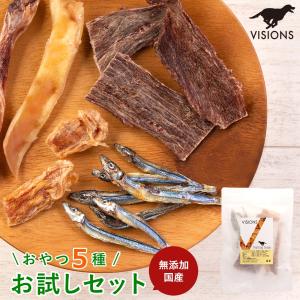 犬用おやつ 無添加国産 お試し 5種類セット 送料無料 【代引き不可・ポスト便配送】 | dog visions