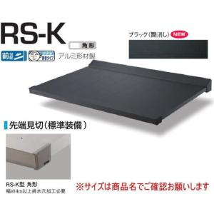 DAIKEN RSバイザー RS-K型 D800×W2400 ブラック (ステー無)