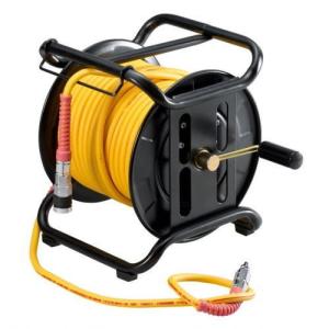 HiKOKI 0089-0294 ホース内径6mm(外径10mm) 高圧エアホースリール(ロックキャップソケット式)固定式 普及タイプ 30m