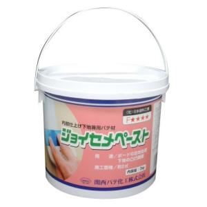 関西パテ化工 ジョイセメペースト 内部用パテ 仕上・下地兼用 3kg 4571103450796 (804286)｜iefan