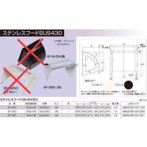KGY ステンレス換気扇フード SF-300 ...の詳細画像2
