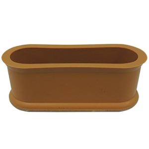 杉田エース FR-666 スリッパーキャップ 20×64 茶 小判型 家具脚、椅子脚用キャップ(764423) 4973658087081