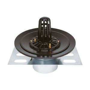 カネソウ WDHP-2-100 ルーフドレン たて引き 屋上用 鋳鉄製 デッキプレート打込型 アスフ...