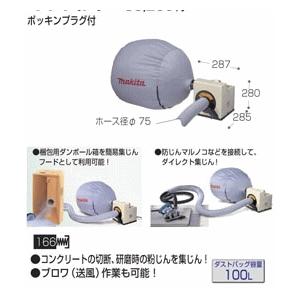 マキタ MAKITA 411(P) 集じん機（粉じん用） 100L｜iefan