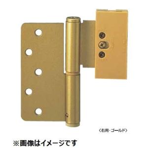 丸喜金属 N-109R 36Y 鏡面ゴールド 3次元調整丁番 扉厚：36mm
