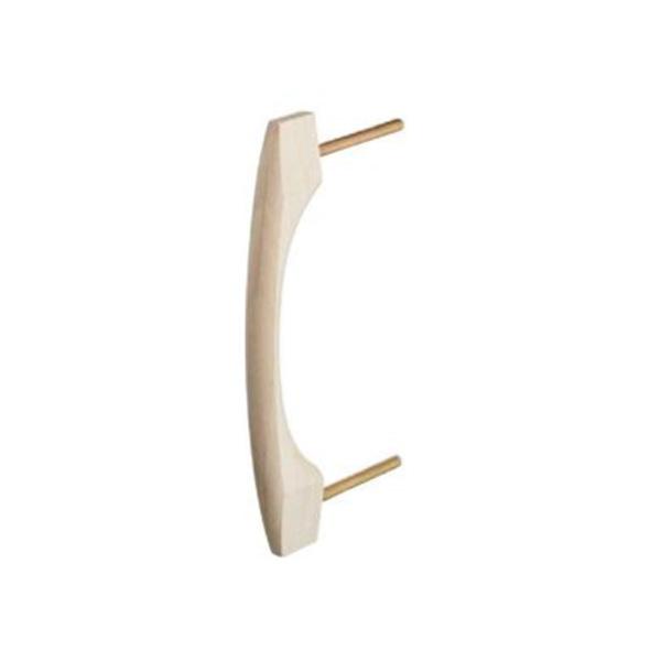 丸喜金属 W-954 80 ホワイトウッド アスカ取手 糸ネジ サイズ:80 1個 マルキハードウェ...