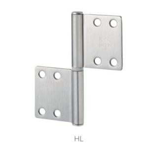 丸喜金属 S-45R ルーム丁番2R（両面皿） HL 102×89 ヘアライン