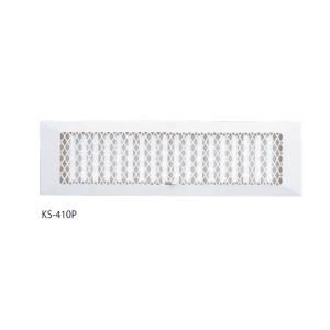キョーワナスタ KS-410P-SG 屋内換気口 樹脂／木枠留め用／スライド開閉タイプ　シルバーグレー