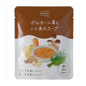 イザメシ スープ ポルチーニ茸とハト麦のスープ 非常食 防災用品 保存食