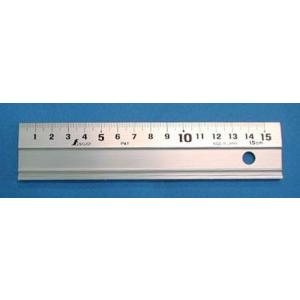 シンワ アル助 15cm スベリ止無 65498 大工道具 測定具 直尺