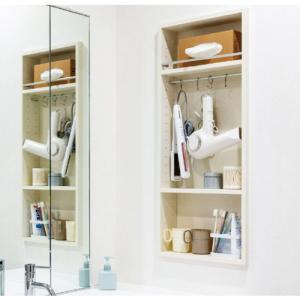 南海プライウッド 壁厚ニッチシリーズ サニタ トイレ収納ボックス S