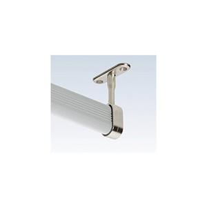 アイワ金属 アルミハンガーパイプ用 ブラケット エンド シルバー