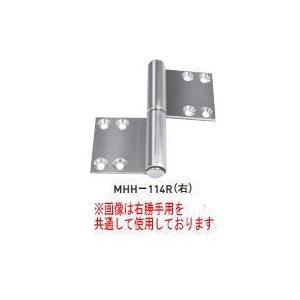 杉田エース ACE(127-208)SUS面付旗丁番 偏芯 MHH-114 左(L)勝手用 ヘアーラ...