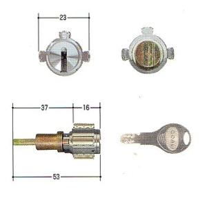 YKK AP YKK 玄関ドア カギ・鍵交換 自分で簡単 純正 MIWA ディンプル