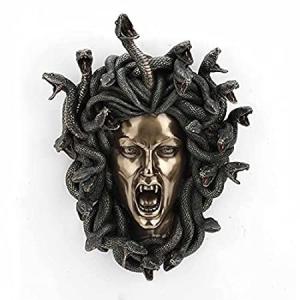 から厳選した 壁飾り飾り ゴシック ヘビの頭 メデューサ Veronese 並行輸入品 像 14 56インチ ブロンズ仕上げ 美術 工芸品 Menify Co Jp