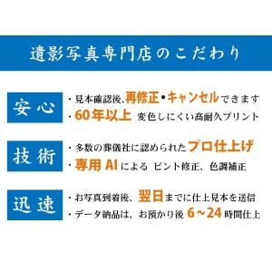 遺影写真 遺影 小さく 縮小 プリント ピント...の詳細画像3