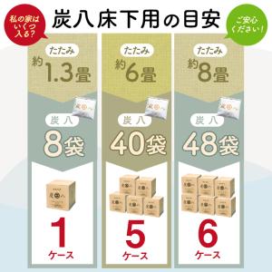 炭八 床下調湿木炭 1袋 床下用 床下 12l...の詳細画像2