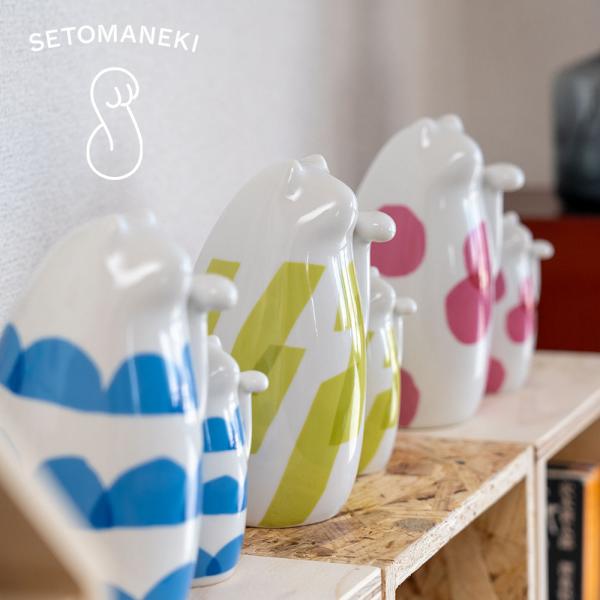 SETOMANEKI＆MASARU SUZUKI  招き猫 中 SETOMANEKI 鈴木マサルコラ...