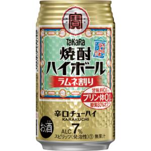 【宝酒造】焼酎ハイボール　ラムネ割り　350ml×24本　糖質80％オフ　Alc.7％