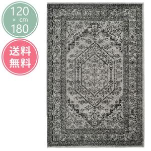 ラグ 絨毯 オリエンタル柄 男前 ヴィンテージ風ラグ オーバーダイ