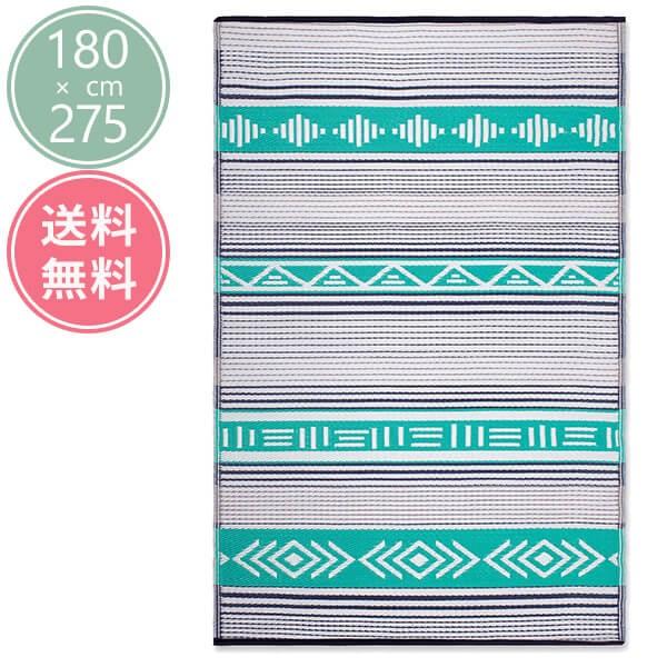 ラグ アウトドアラグ おしゃれ リバーシブル ストローマット ヨガ ビーチ キャンプ フェス Fab...