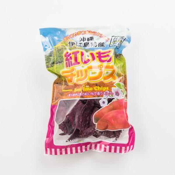 沖縄伊江島産紅芋使用　紅芋チップス　ゆうパックにて発送　※ご購入数量により送料を加算させて頂く場合が...