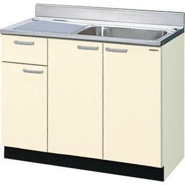 LIXIL[GK-S-100SYN]木製キャビネットＧＫシリーズ　流し台１段引き出し
