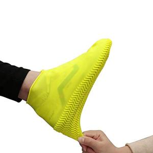 TOMOO 男女兼用 携帯用シリコーン靴カバー レインブーツカバー 折り畳み靴 レインプルーフシューズカバー 高弾性雨靴 防水靴 滑り止め 耐久性 (
