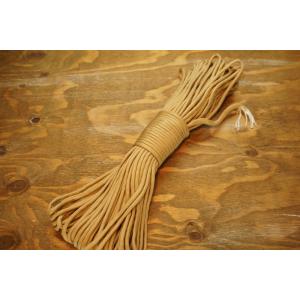 0111 テントロープ ライトブラウン ガイロープ ガイドロープ 9芯 パラコード 長さ31m 31...