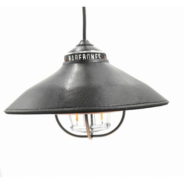 0294 ランタンシェード レザー ブラック LED ライト ランタン キャンプ アウトドア