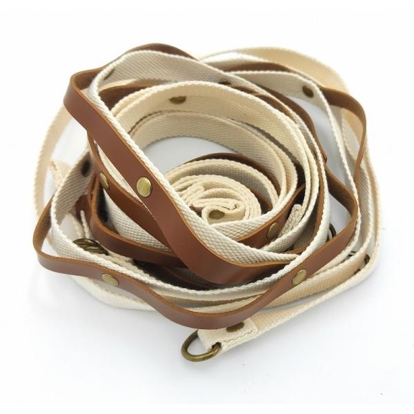 0318 ハンギングチェーン レザー ブラウン デイジーチェーン ネビュラチェーン 物干しロープ ロ...