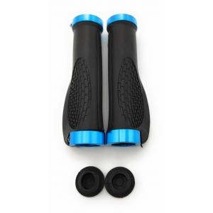 0347 自転車 ハンドルグリップ 青 ブルー 交換 補修 修理 予備 ママチャリ キックボード マ...