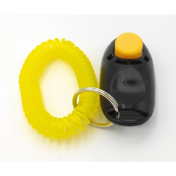 0383 クリッカー 犬 犬笛 猫 しつけ 音 ペットトレーニング クリッカー ブラック