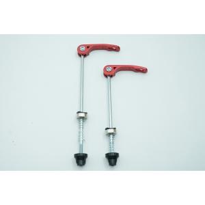 0482 自転車 クイック リリースレバー ハブ串 サイクリング ホイール 串 パーツ レッド