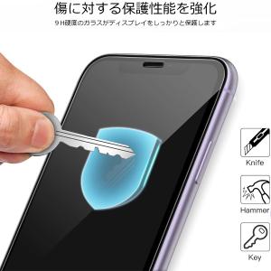 iPhone 強化ガラスフィルム 全面保護ガラ...の詳細画像3